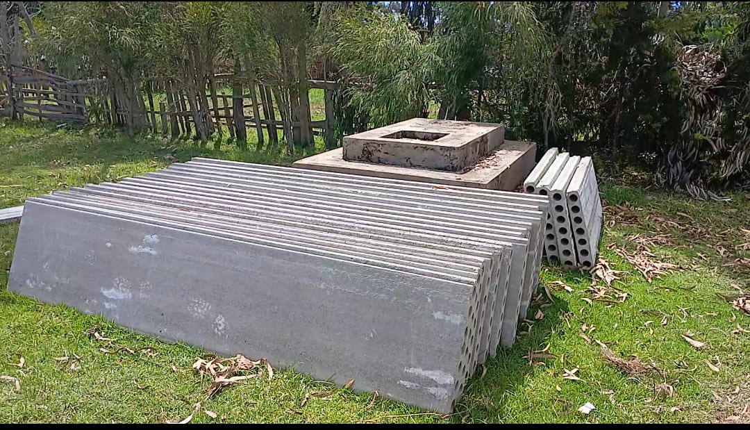 Precast Building Materials on site